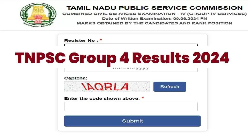 TNPSC Group 4 result